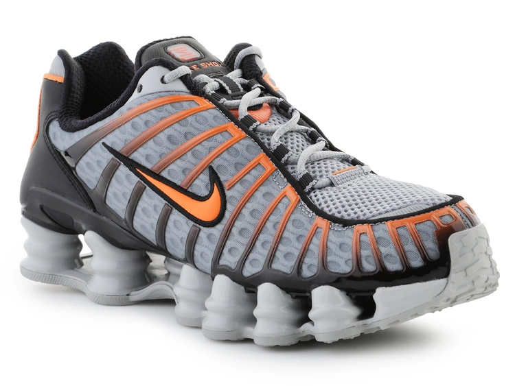 NIKE Nike Shox TL AV3595-011 LT Smoke Grey/Bright Mandarin