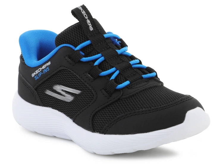 Skechers Slip-Ins Dyna-Lite-Turbo - Brisk Buddies 403904N-BKRY Black Royal