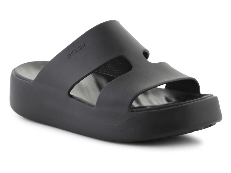 CROCS GETAWAY PLATFORM H- STRAP BLACK 209409-001