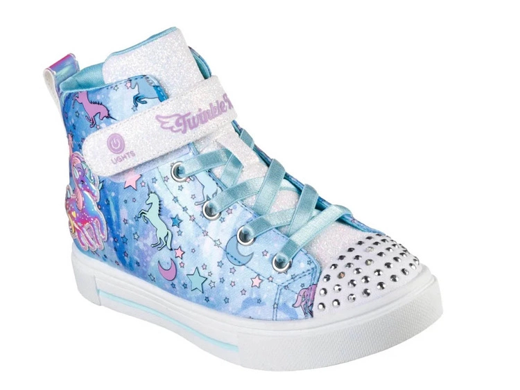Skechers S Lights Twinkle Sparks Unicorn Daydream 314800L-BLMT Blue/Multi