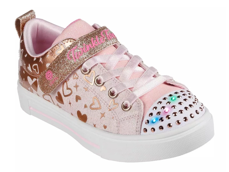 Skechers S Lights® Twinkle Sparks Heather Charm 314787L-LPRG LT Pink Rose Gold