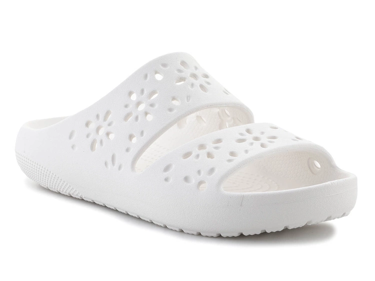 Crocs Classic Floral Cutout sandal 210966-0WV Chalk