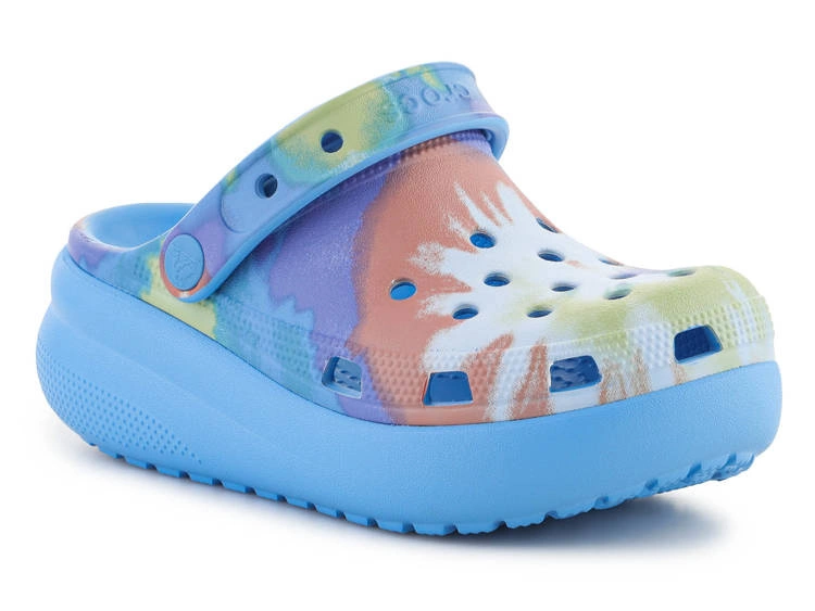  SCHUHE CROCS CLASSIC TIE DYE CUTIE CLOG K OXYGEN/MULTI 208083-4KT