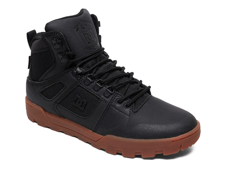DC SHOES PURE HIGH TOP ADYB100018-BGM Black