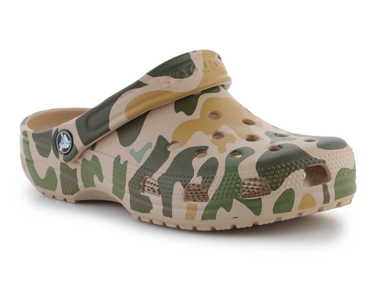 UNISEX-Hausschuhe Crocs Classic Printed Camo Clog 206454-2Y6 - multikolor