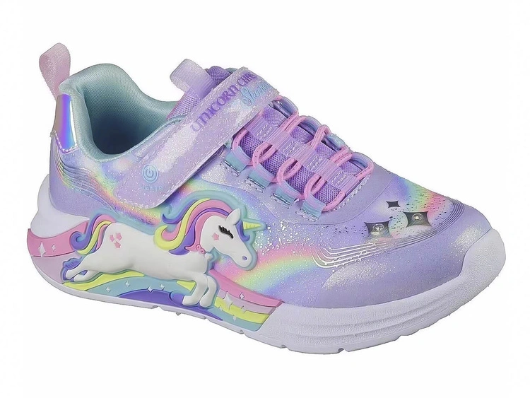 Skechers S Lights - Unicorn Chaser 302298L-LVMT Lavender/Multi