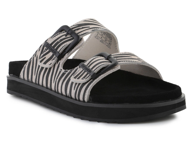 D.FRANKLIN Nordic Sandal Buckle Zebra DFSH405002-ZEBR