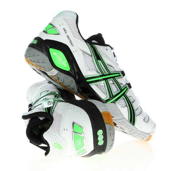 gel sensei 4 mid cut neon green