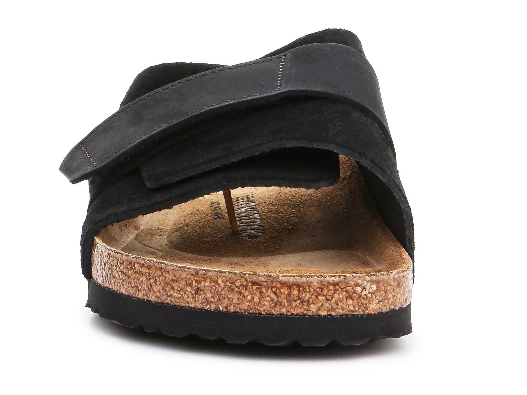 birkenstock kyoto black leather