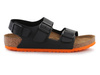 Birkenstock Milano 1026896 desert soil black orange