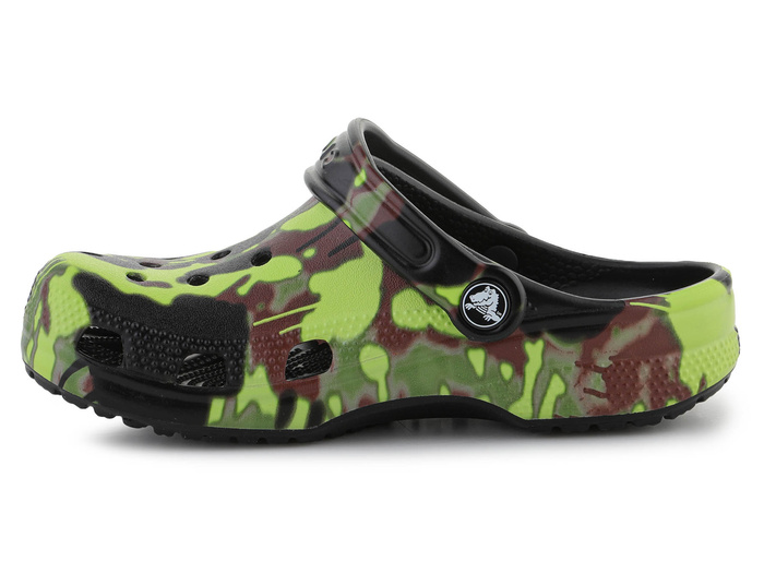 CROCS Classic Spray Camo Clog Kids BLACK 208305-001