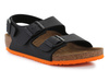 Birkenstock Milano 1026896 desert soil black orange