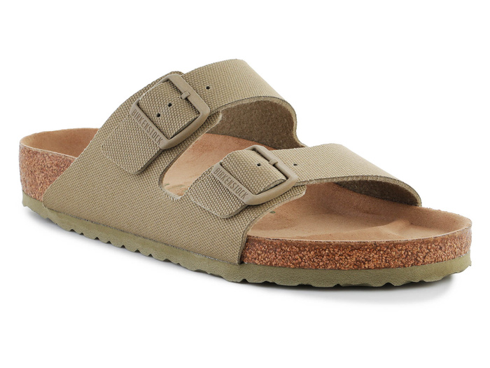 Birkenstock Rivet Logo Vegan Canvas Faded Khaki 1023958