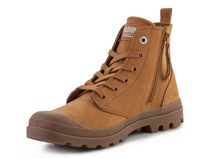 Palladium Pampa Hi Zip 06440-237-M Apple Cinnamon