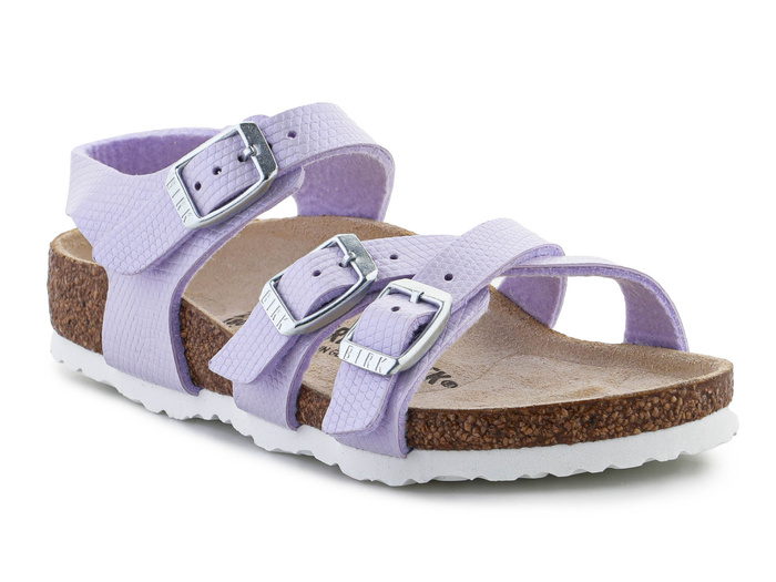 BIRKENSTOCK KUMBA K BF SHINY LIZARD PURPLEFOG 1026907 