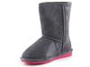 BearPaw Emma Youth 608Y-903 Charcoal Pom Berry