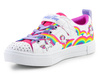 Skechers Twinkle Toes S Lights Twinkle Sparks Jumpin Clouds 314809L-WMLT White/Multi