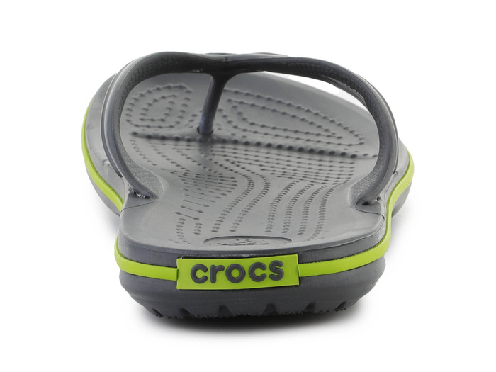 CROCS Crocband Flip Graphite /Volt Green 11033-0A1