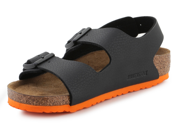 Birkenstock Milano 1026896 desert soil black orange