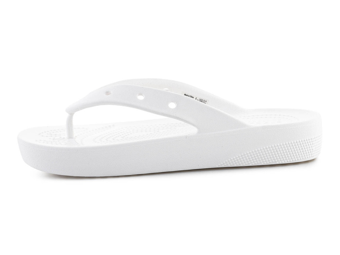 Crocs Classic Platform Flip W White 207714-100