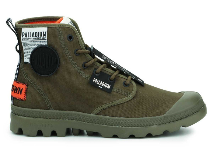 Lifestyle Schuhe Palladium Lite Overlab Dark Olive 76639-307-M