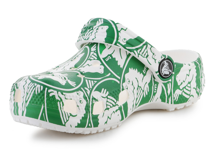 Crocs Classic Duke Print Clog K 210007-3WH Green Ivy