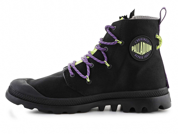 Palladium Pampa Lite Lace It Black/Wild lime 78353-099-M