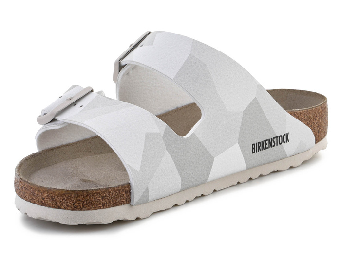 Birkenstock Arizona Desert Soil Geo Camo Snow White 1024881