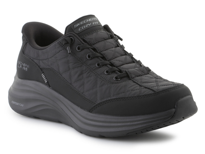 Skechers Slip-Ins: Contour Foam - Cozy 232619-BBK Black