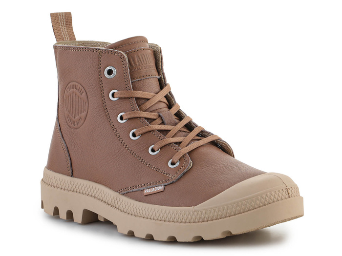 Palladium Pampa Zip Lth Ess 76888-254 Nude Brown