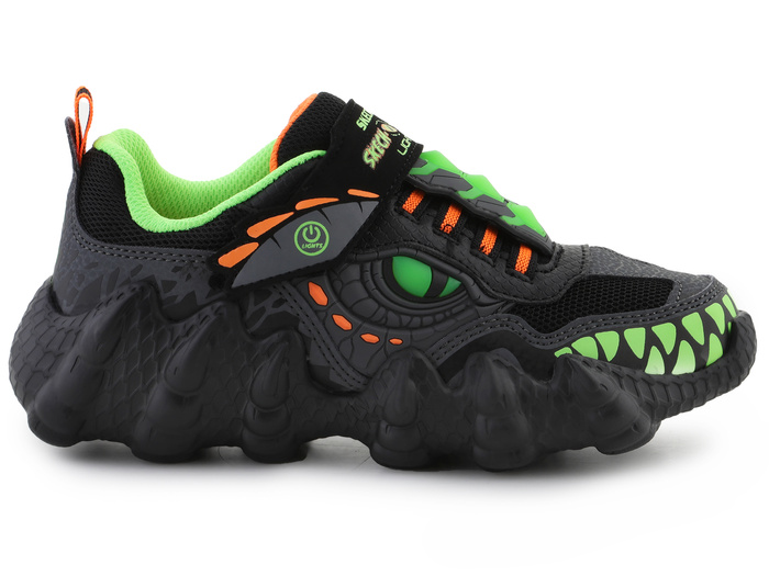 Skechers Skech-O-Saurus-Rapid-Dino 400112L-BKLM Black/Lime