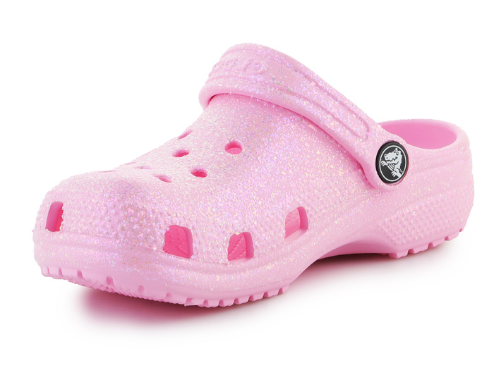 CROCS Classic Glitter Clog K Flamingo 206993-6S0
