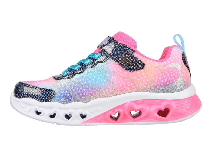 Skechers S-Lights Flutter Heart Lights - Simply Love 302315L-NVMT Navy/Multi