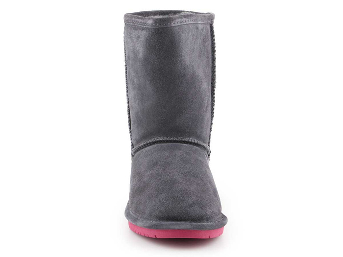 BearPaw Emma Youth 608Y-903 Charcoal Pom Berry