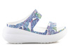 CROCS CLASSIC CRUSH BUTTERFLY SANDAL WHITE/MULTI 208247-94S