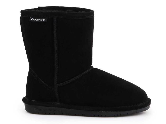 Winter Kinderschuhe BearPaw 608Y Black Neverwet