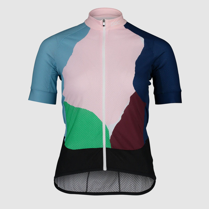 POC W`S ESSENTIAL ROAD LOGO JERSEY SPLASHES MULTI OPAL/BASALT SS2153294-8369