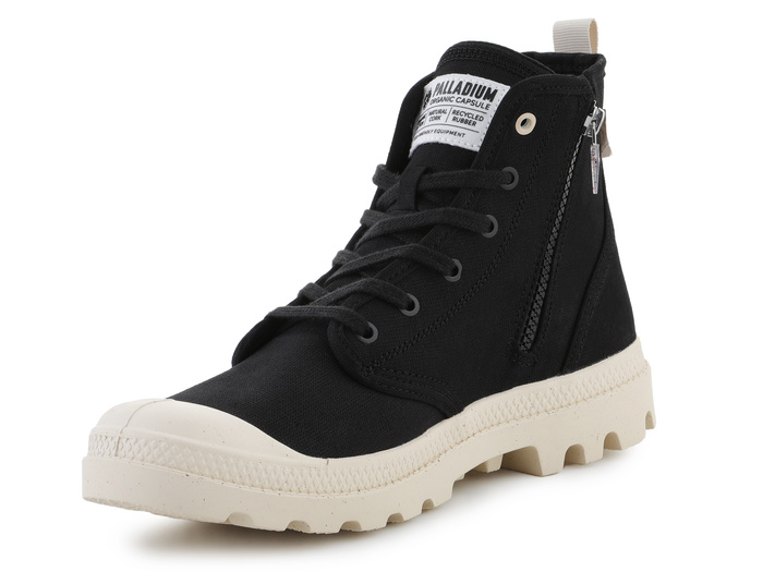 Palladium Pampa Hi Zip Organ 79101-008-M Black