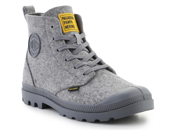 Palladium Pampa Hi Merino 74377-027-M Grey