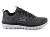 Skechers Graceful Twisted Fortune 12614-BKW Black/White