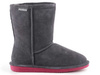 BearPaw Emma Youth 608Y-903 Charcoal Pom Berry