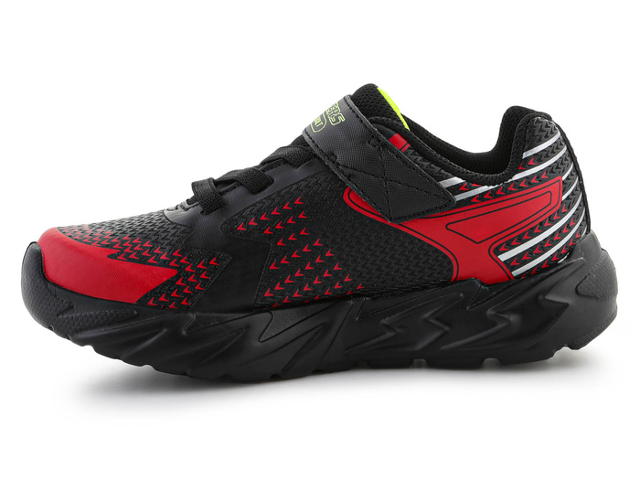 Skechers S-Lights Flex-Glow Bolt 400138L-BKRD Black/RED