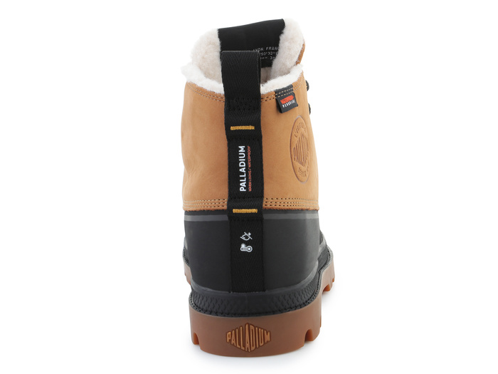 Palladium Pampa Duck Wl Wp+ 79547-254-M Dear Brown