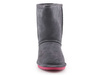 BearPaw Emma Youth 608Y-903 Charcoal Pom Berry