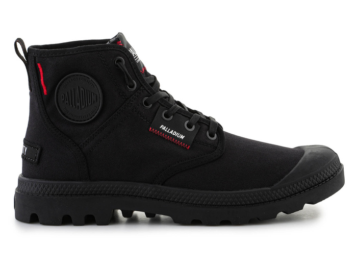 Palladium Pampa Hi Patch 79117-008-M Black