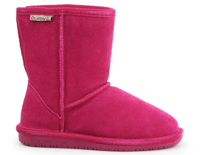 Winter Mädchenhaftschuhe BearPaw 608Y Pom Berry