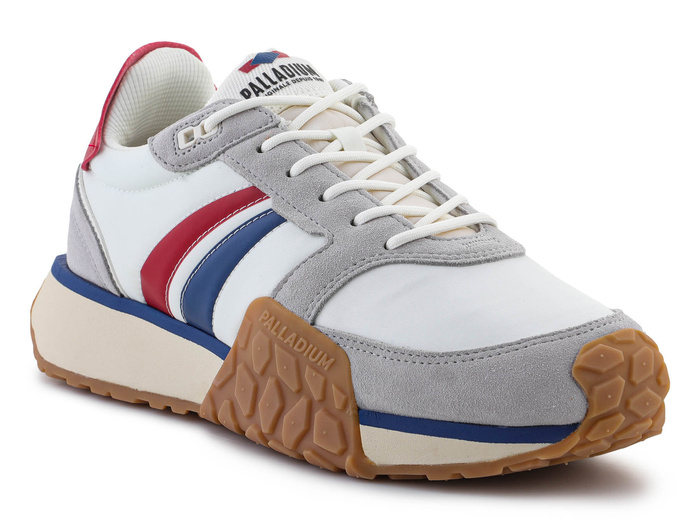 PALLADIUM TROOP RUNNER FLAME 74487-160-M White/Chili/Blue