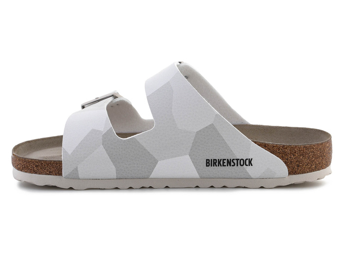 Birkenstock Arizona Desert Soil Geo Camo Snow White 1024881