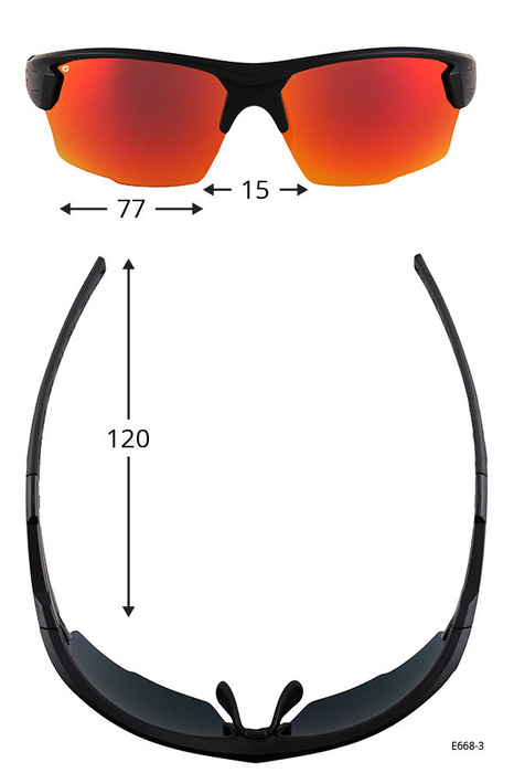 Fahrradbrille GOG FALCON C E668-3