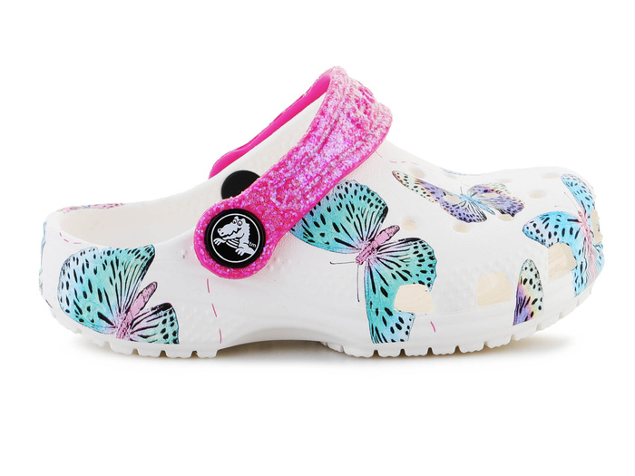 Crocs Classic Butterfly Clog T White/Multi 208300-94S